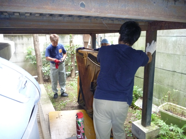 １階まで移動完了