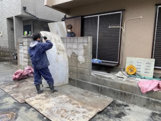 千葉県市川市でコンクリートブロック塀の切断撤去をお考えなら 事例 カイテキ解体 千葉県市川市でコンクリートブロック塀の切断撤去をお考えなら 事例 カイテキ解体