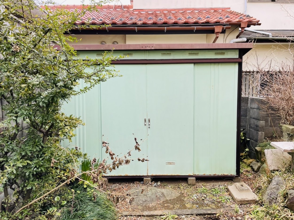 物置 解体済み ヨゴレ､キズ､サビがあります